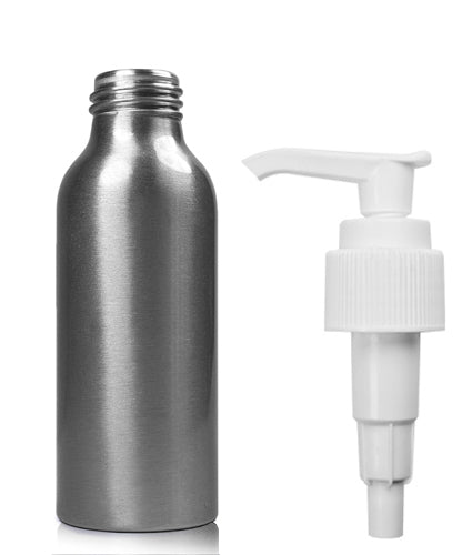 100ml Brushed Aluminium Lotion Bottle