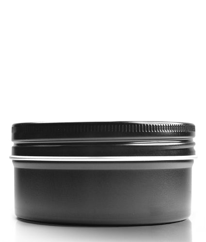 100ml Black Aluminium Jar and Lid