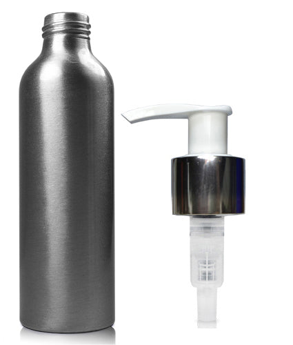 150ml Brushed Aluminium Lotion Bottle