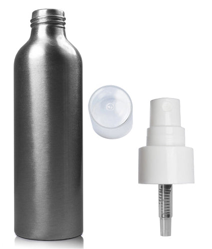 150ml Brushed Aluminium Bottle With Smooth Spray