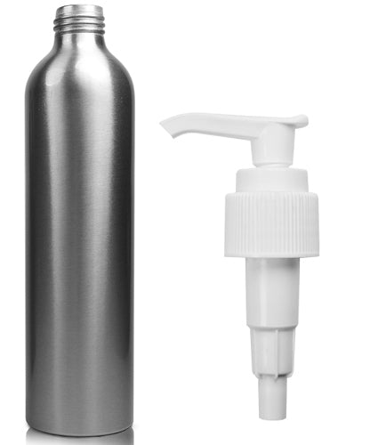 300ml Brushed Aluminium Lotion Bottle