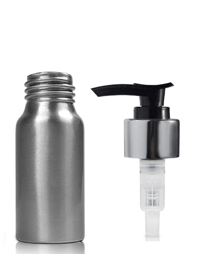 30ml Brushed Aluminium Lotion Bottle