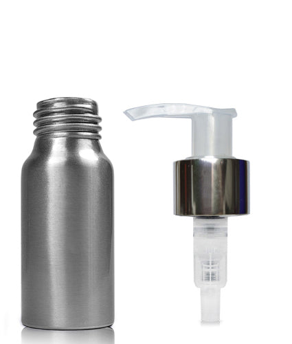 30ml Brushed Aluminium Lotion Bottle