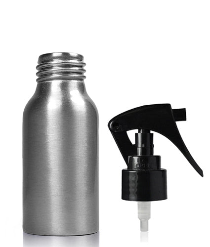 50ml Brushed Aluminium Spray Bottle 