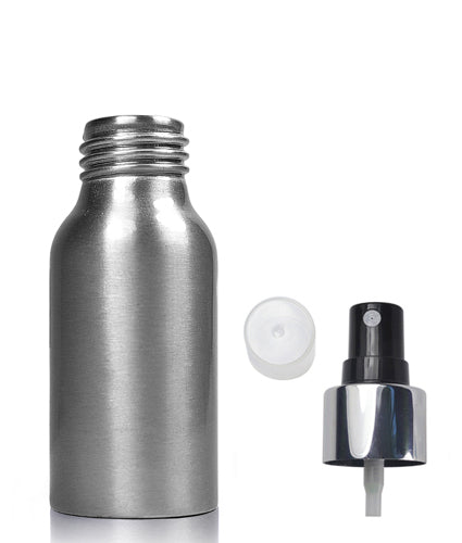 50ml Brushed Aluminium Premium Spray Bottle