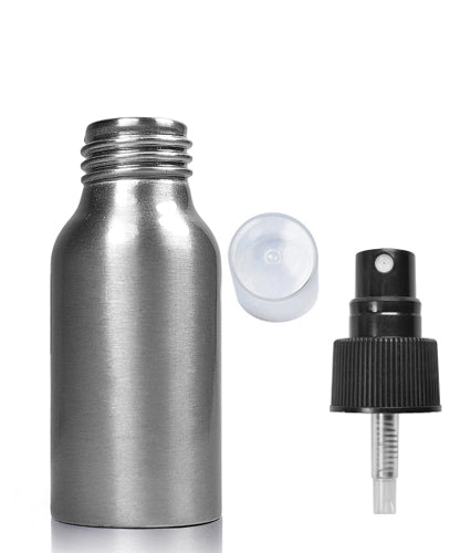 50ml Brushed Aluminium Spray Bottle