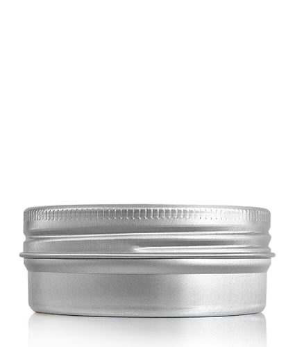 50ml Silver Aluminium Jar and Lid