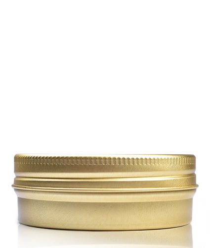 75ml Gold Aluminium Jar and Lid