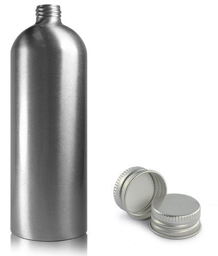 1 Litre Aluminium Bottle With Aluminium Cap