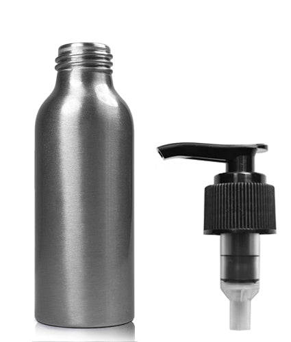 100ml Brushed Aluminium Lotion Bottle