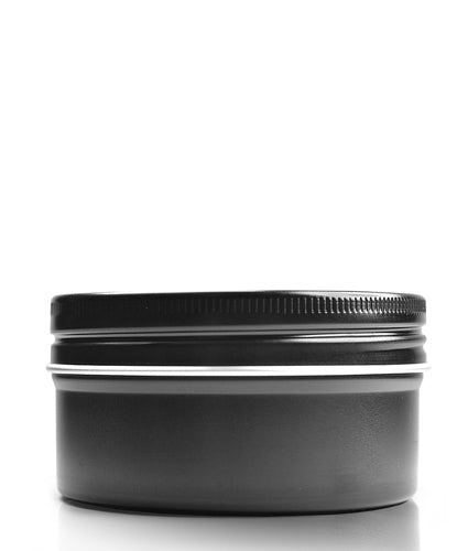 15ml Black Aluminium Jar and Lid