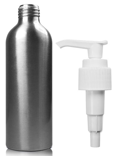 200ml Brushed Aluminium Lotion Bottle