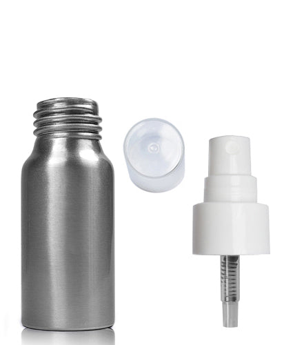 30ml Brushed Aluminium Spray Bottle