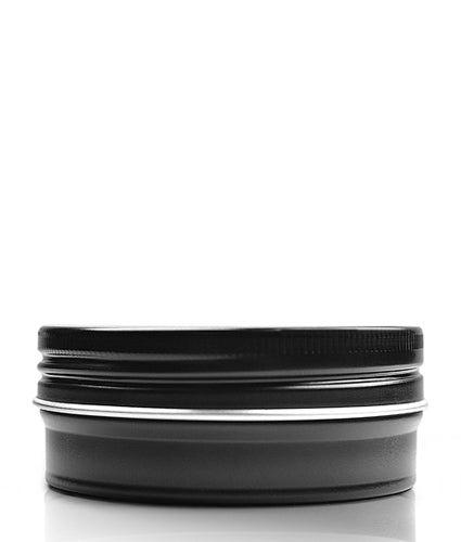 50ml Black Aluminium Jar and Lid