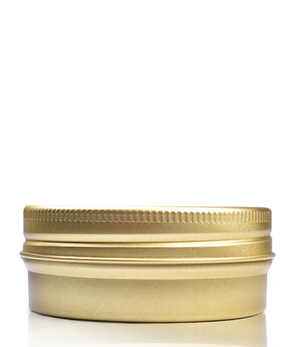 50ml Gold Aluminium Jar and Lid